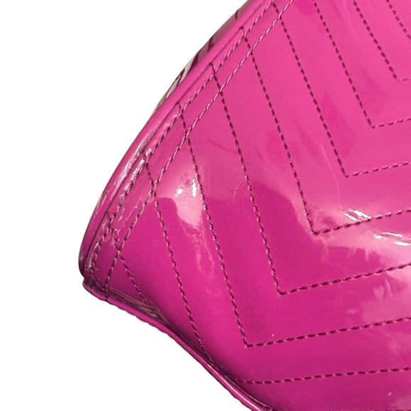 Ted baker purple patent leather chevron quilted tote bag - Picture 5 of 12